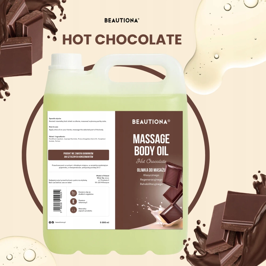 Oliwka olejek do masażu ciała czekolada 5000 ml