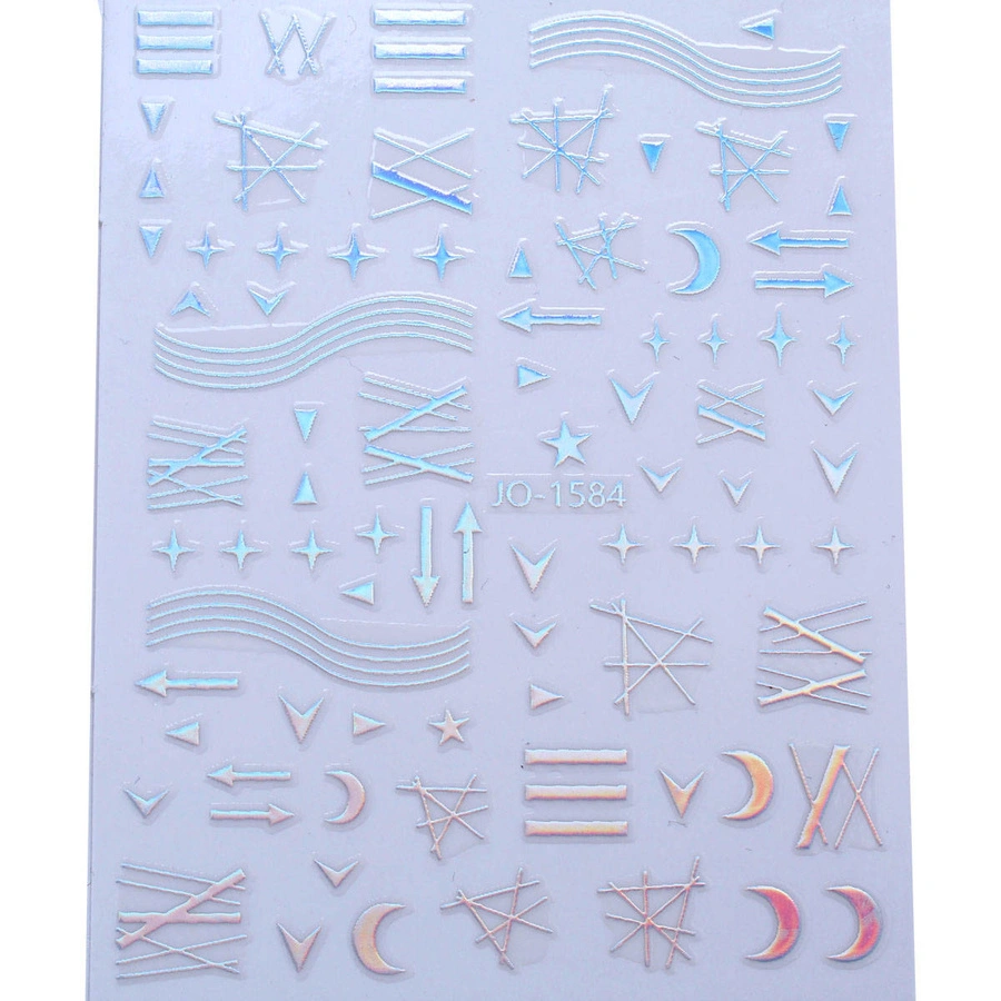 Naklejki 3D na paznokcie holo JO-1584