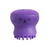 Myjka silikonowa do twarzy octopus violet