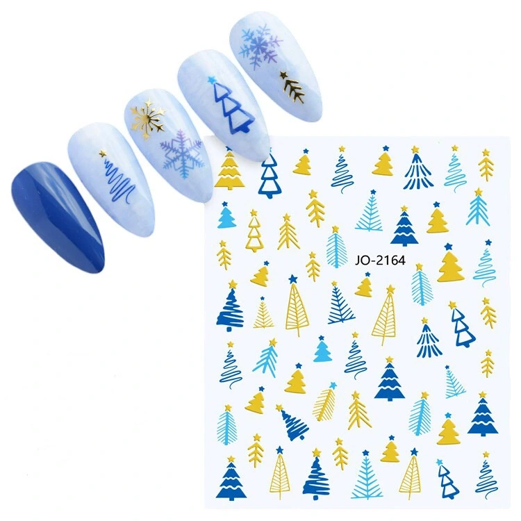 Naklejki na paznokcie samoprzylepne motyw świąteczny