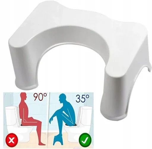 Łazienkowy podnóżek toaletowy 42 cm x 17 cm x 26 cm