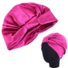 Czepek do włosów na noc do spania różowy