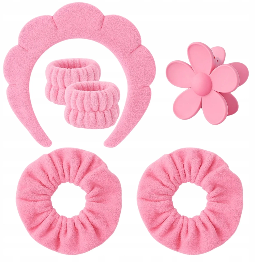 Zestaw kosmetyczny do pielęgnacji 6w1 różowy