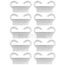 Szczoteczka Mała z Podwójnym Uchwytem, przezroczysta 10 sztuk