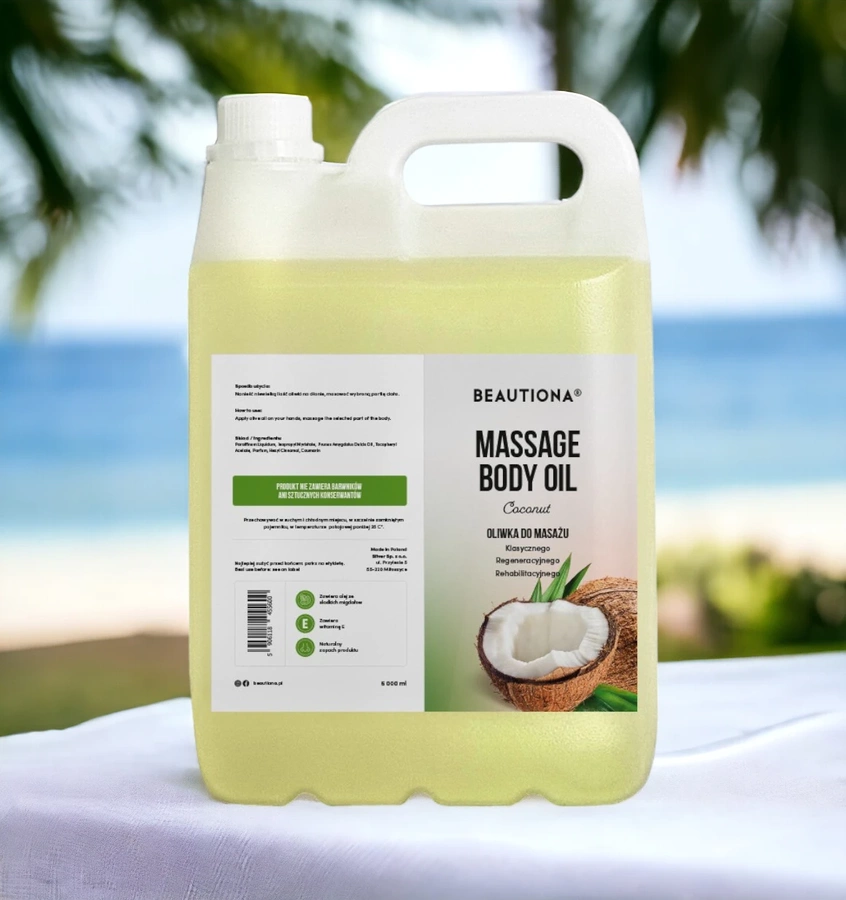 Oliwka olejek do masażu ciała kokos 5000 ml