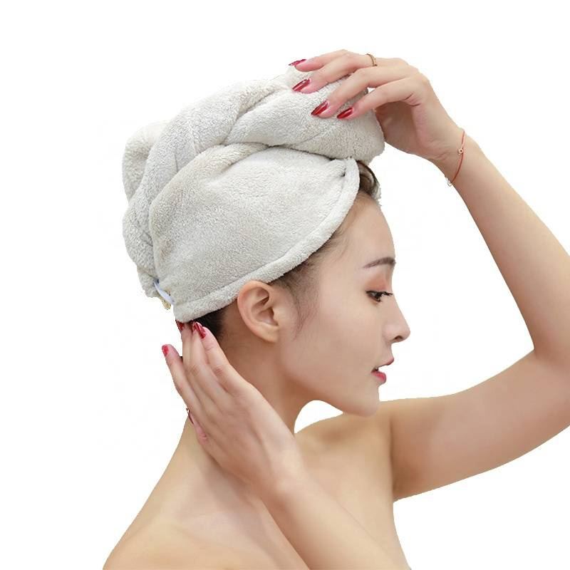 Ręcznik turban do włosów Coffee