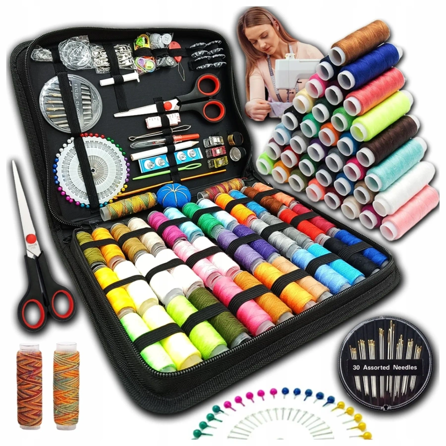 Zestaw do szycia przybornik krawieski 226 elementów