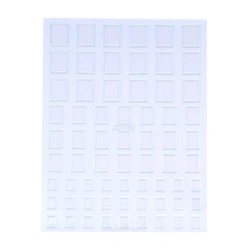 Naklejki 3D na paznokcie geometryczne wzory holo JO-765