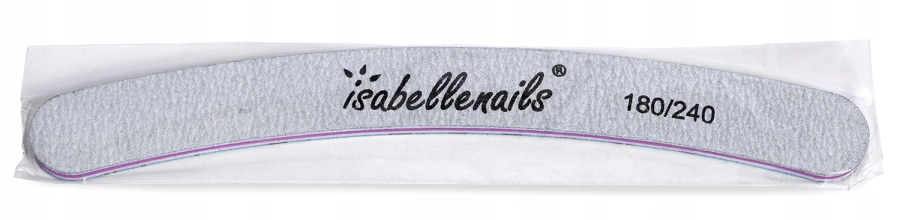 Pilniki do paznokci banan zebra 180/240 - zestaw 25 szt bezpieczny zestaw