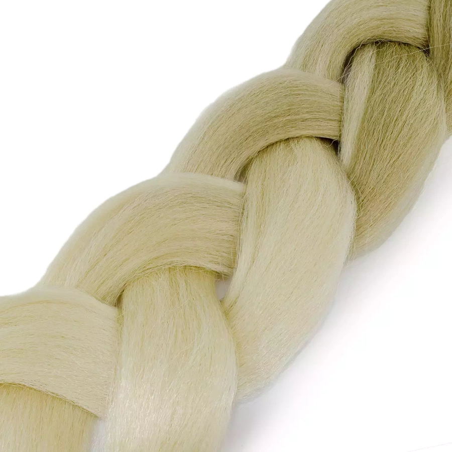 Włosy syntetyczne do warkoczyków ombre blond S1