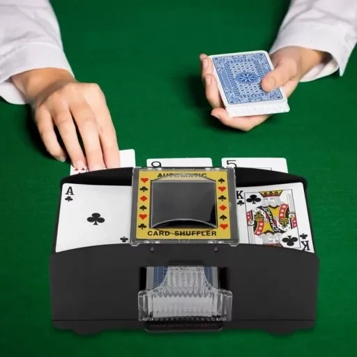 Automatyczna tasowarka do kart na dwie talie