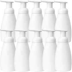 Dozowniki do mydła w piance 300 ml – zestaw 10 szt. | Profesjonalna pompka foam | Do domu i firmy