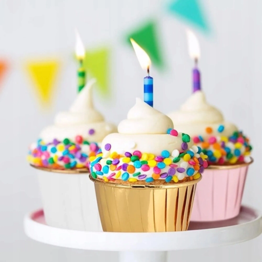 Papierowe foremki do muffinek złote 50szt