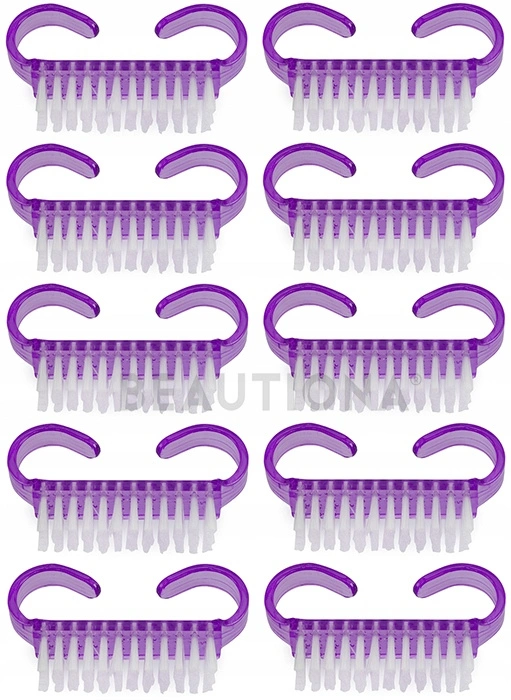 Szczoteczka do manicure - czyszczenia paznokci, odpylania 10 szt.