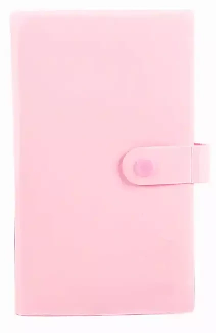 Album na naklejki do paznokci różowy -  120 okienek