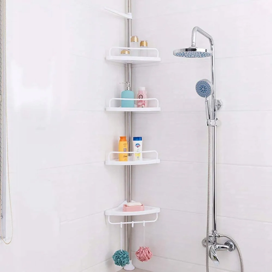 Teleskopowa półka narożna pod prysznic