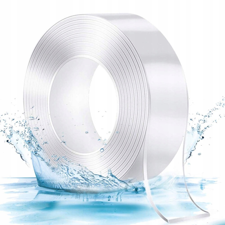 Taśma dwustronna nano wielokrotnego użytku 3 x 2 cm