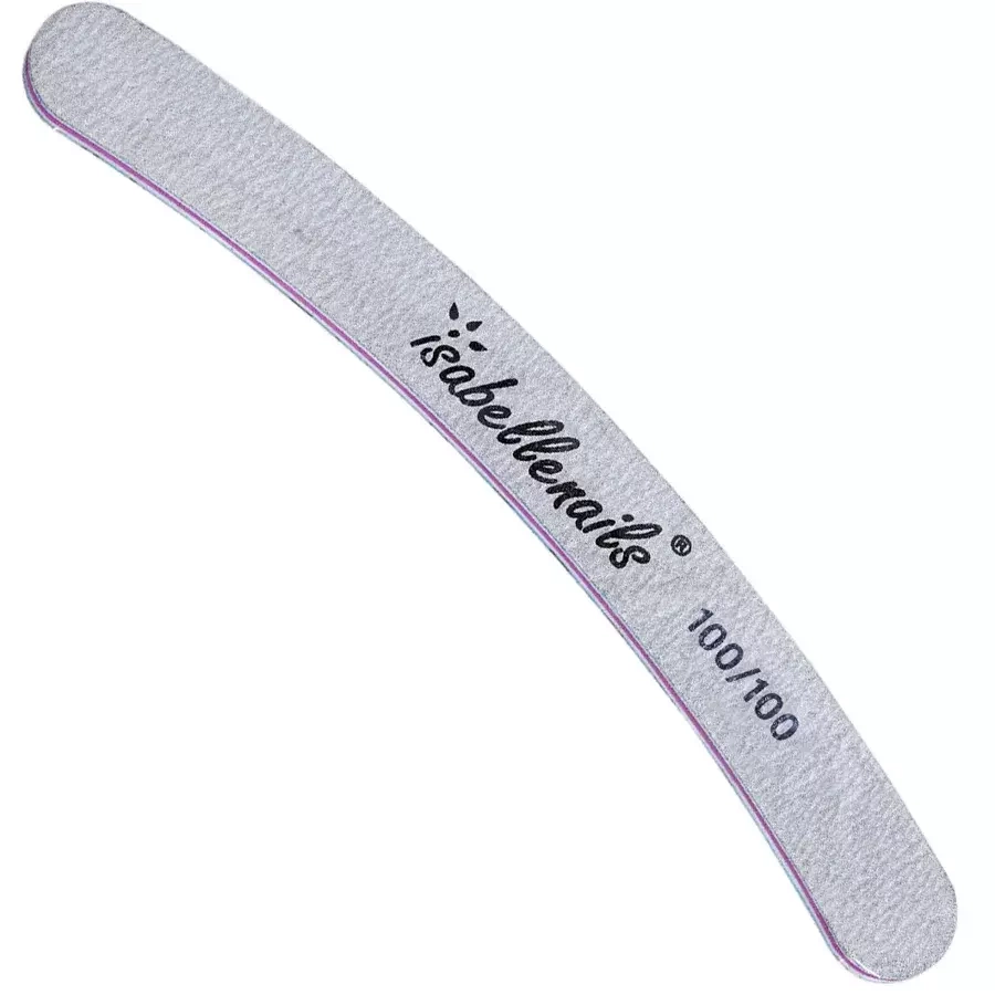 Pilnik do paznokci banan zebra 100/100 25 szt.