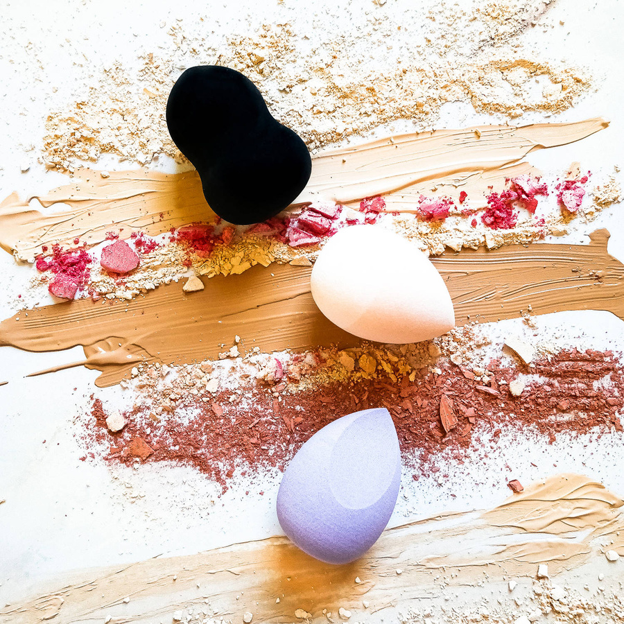 Gąbka do makijażu blender gruszka black