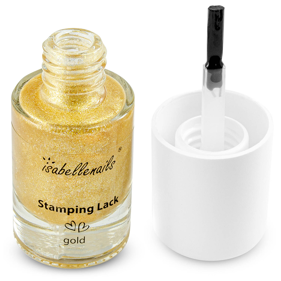 Isabellenails Lakier do stempli złoty 7 ml