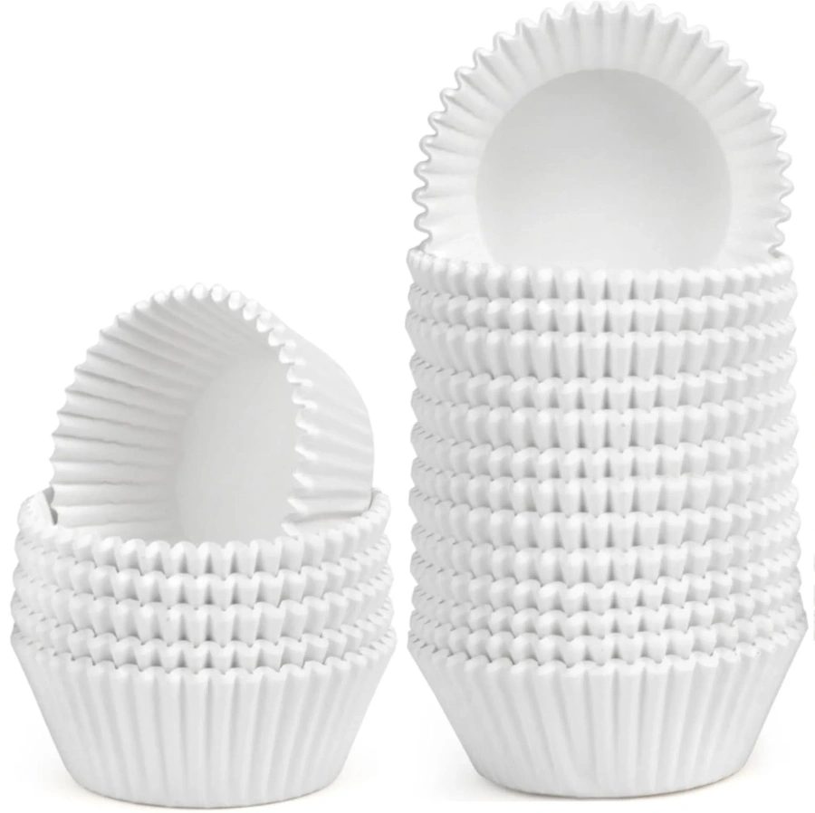 Papierowe foremki do muffinek białe 200 szt