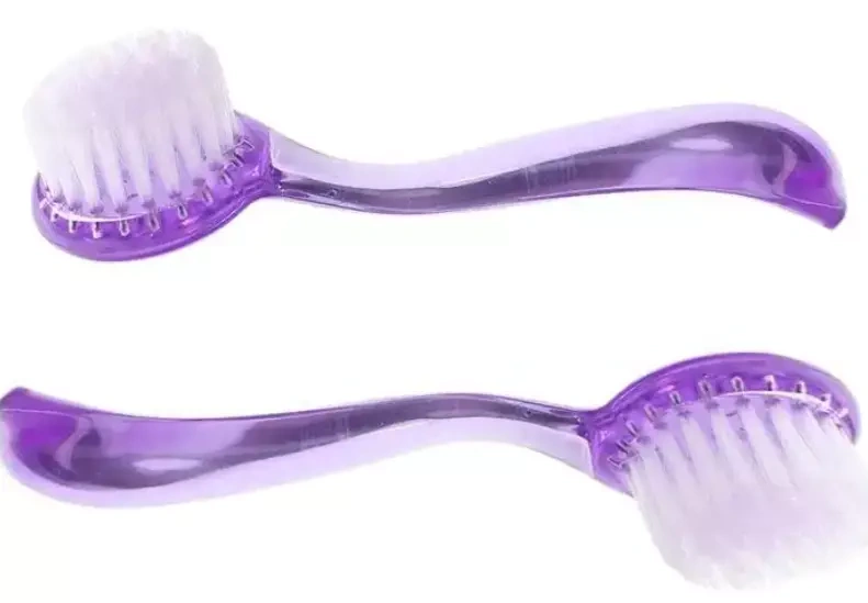 Szczoteczka z rączką do odpylania fioletowa