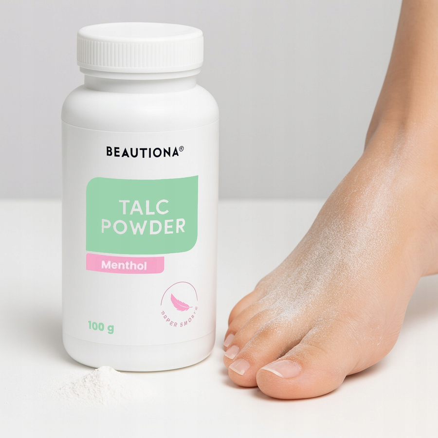 Talk puder kosmetyczny miętowy do stóp 100g