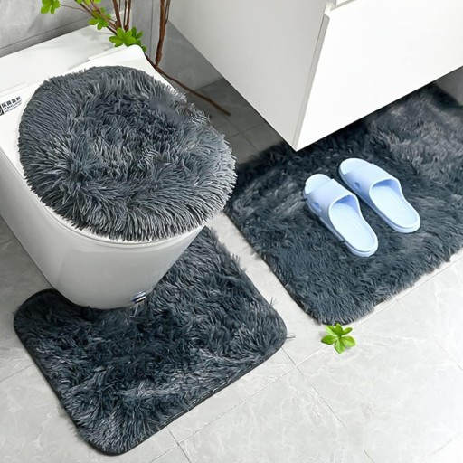 Zestaw dywaników do łazienki 3w1