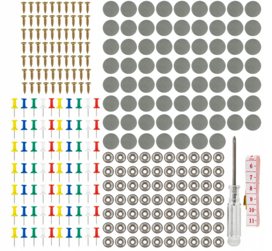 Zestaw do naprawy podsufitek samochodowych szary