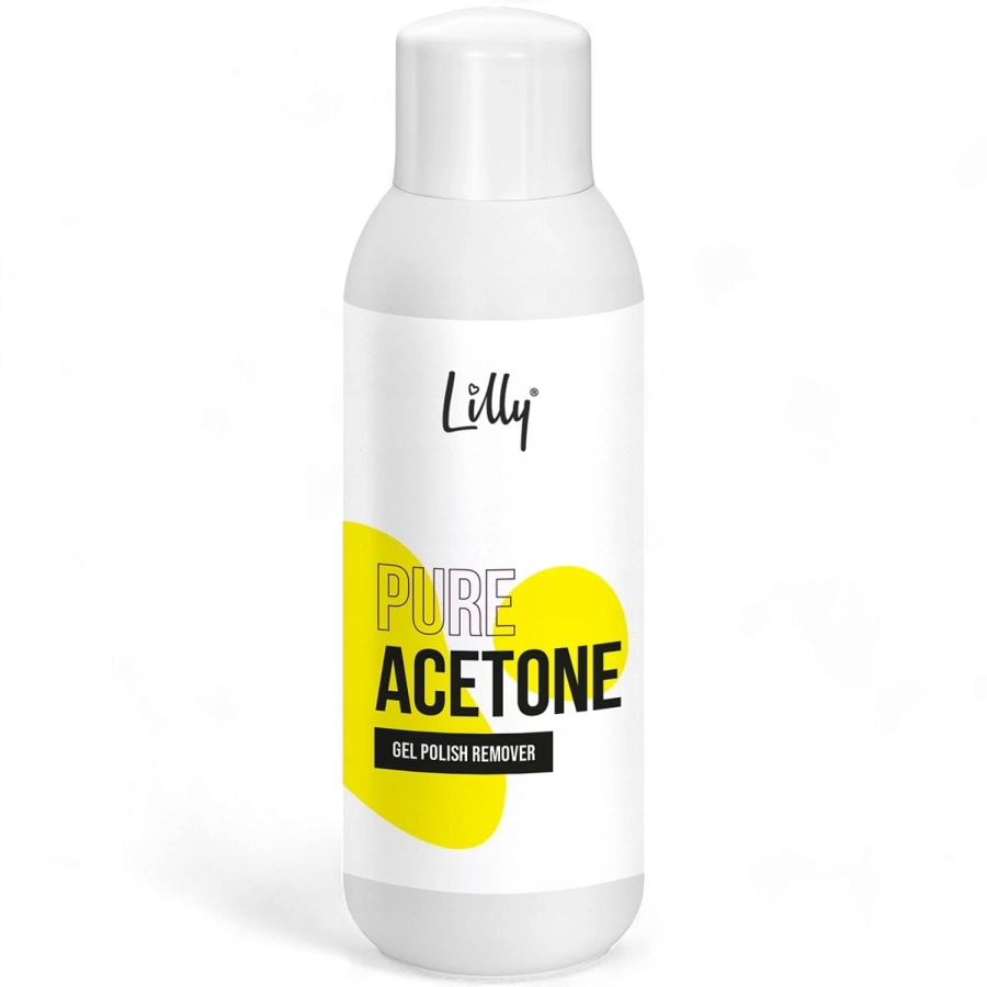 Aceton Lilly zmywacz do paznokci do usuwania hybrydy 500 ml