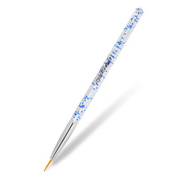 Pędzelek do zdobień paznokci blue 11 mm
