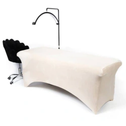 Pokrowiec na łóżko kosmetyczne - szary