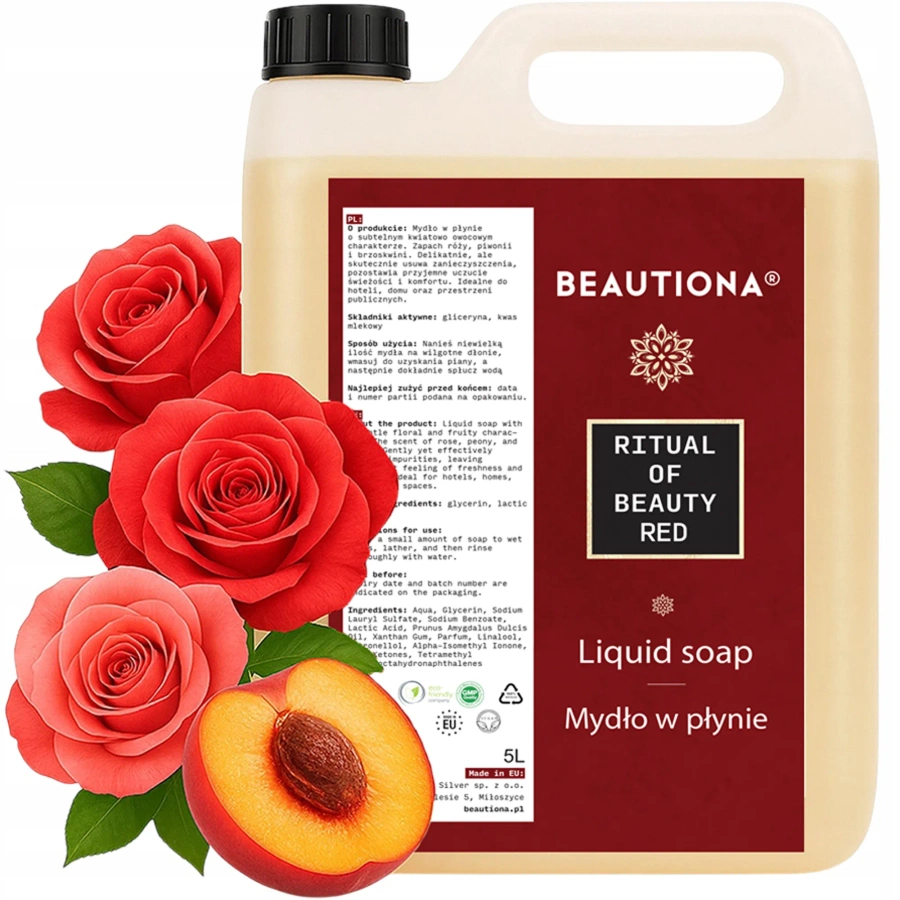 Mydło w płynie Ritual of Beauty Red 5 l - opakowanie uzupełniające - zapas