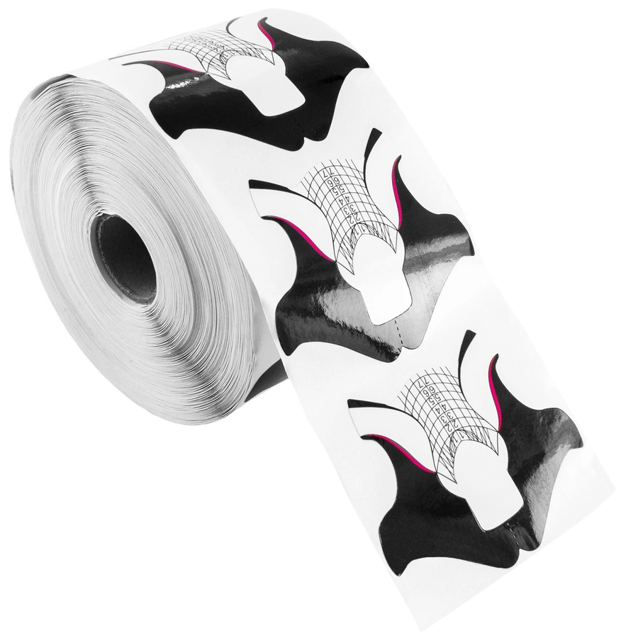 Szablony do przedłużania paznokci żelem szerokie 500 szt.