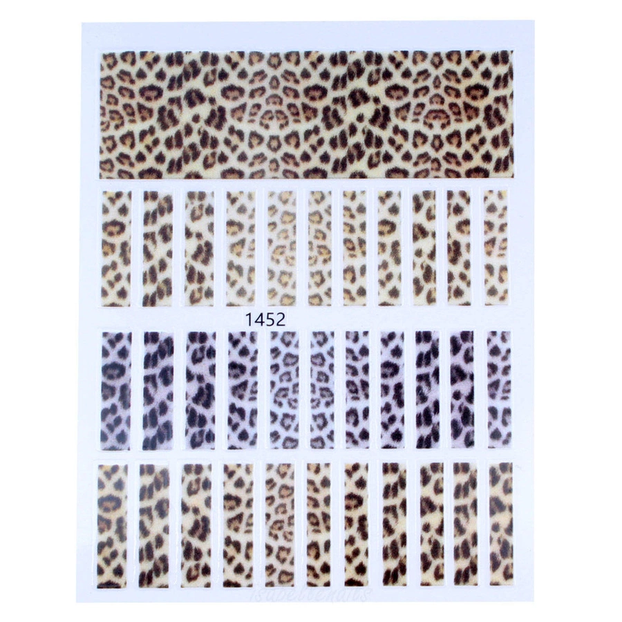 Naklejki 3D na paznokcie panterka 1452