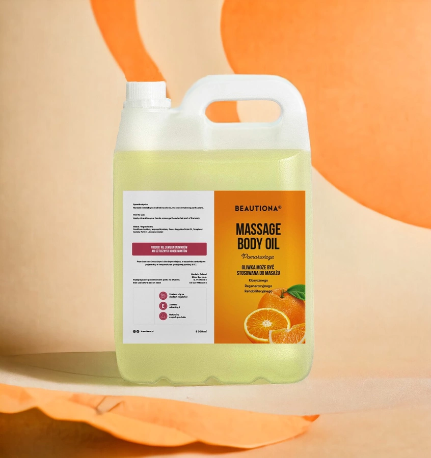 Oliwka olejek do masażu pomarańczowa 5000 ml