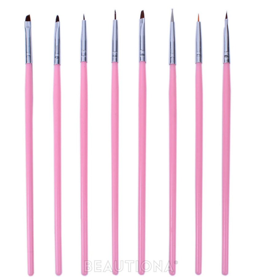 Zestaw pędzelków 8 sztuk nr 09