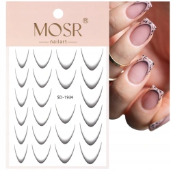 Naklejki na paznokcie samoprzylepne 3D SD-1934