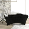 Prześcieradło na materac kosmetyczny czarne