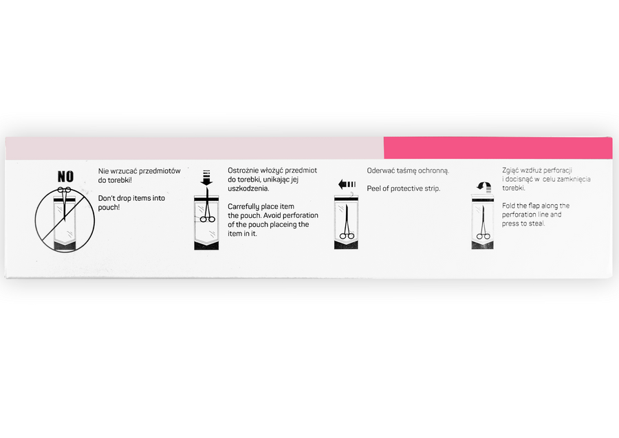 Torebki do sterylizacji 70mm x 260mm