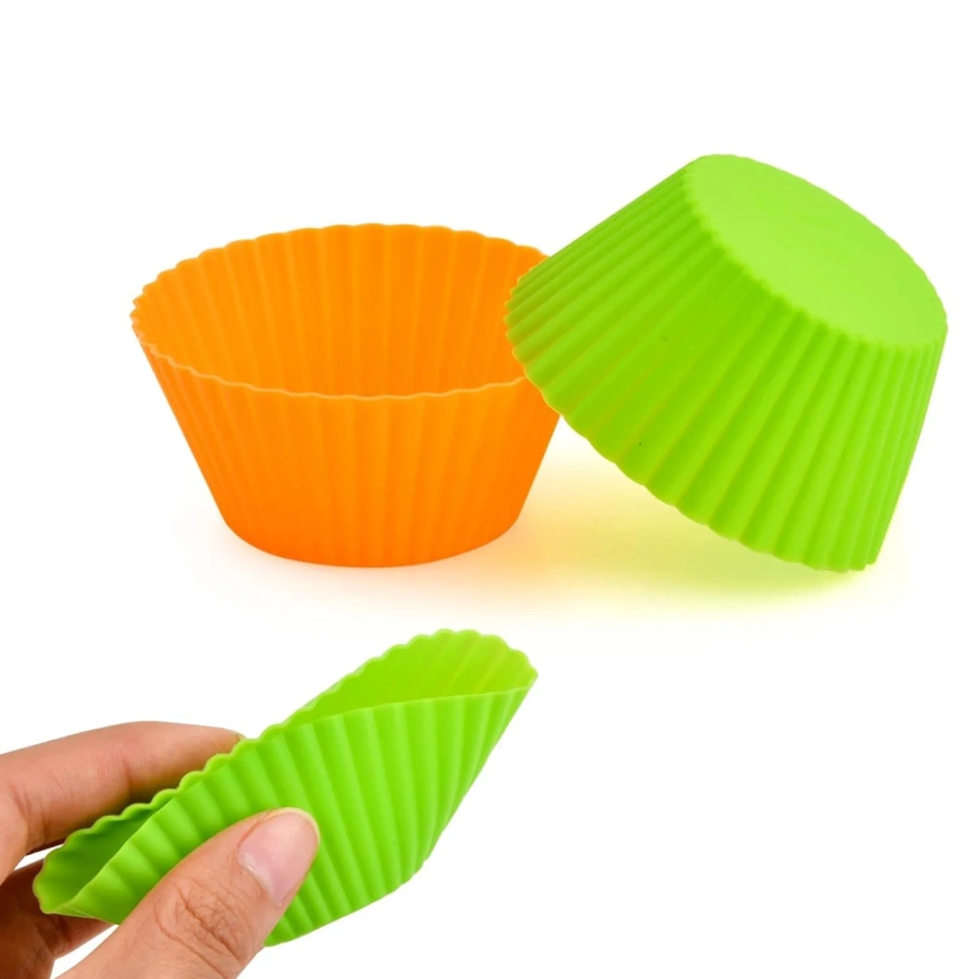 Silikonowe formy do pieczenia babeczek 10 szt