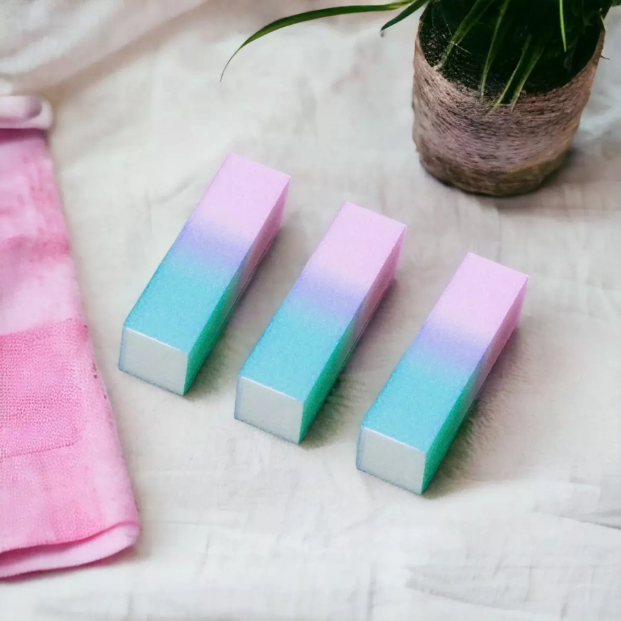 Blok bloczek polerski do paznokci ombre niebiesko-fioletowy 1 szt.