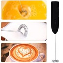 Spieniacz do kawy elektryczny czarny