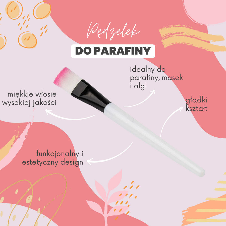 Pędzel Pędzelek Do Masek Alg Parafiny Wosku Kwasów