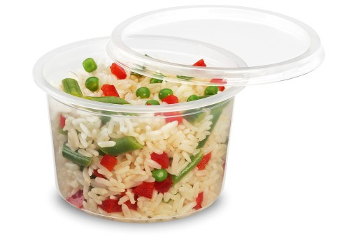 Transparentne pojemniki z pokrywką 50 szt