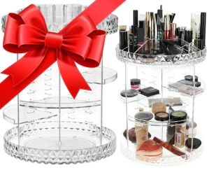 Obrotowy organizer na kosmetyki 2w1