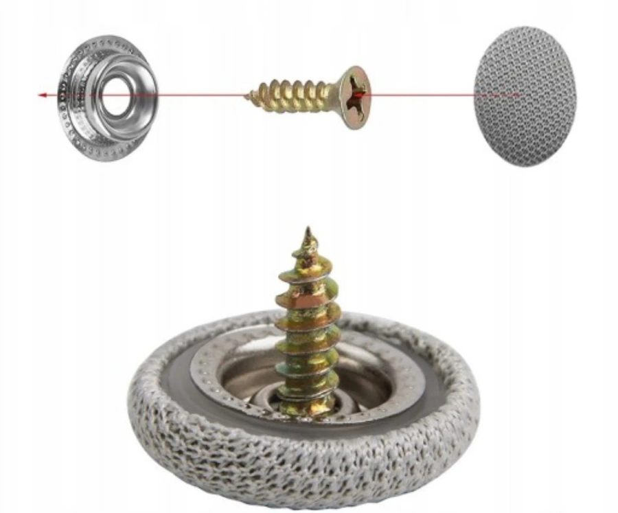 Zestaw do naprawy podsufitek samochodowych szary