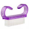 Szczoteczka do paznokci fioletowa z uchwytem 5 cm