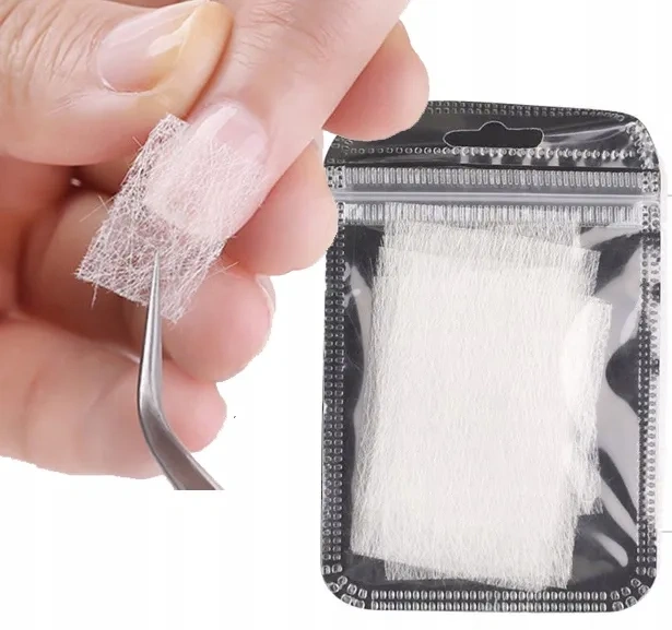 Włókno jedwabne szklane do przedłużania wzmacniania paznokci