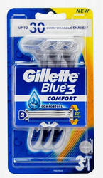 Gillette Blue 3 Comfort jednorazowa maszynka do golenia 3 szt